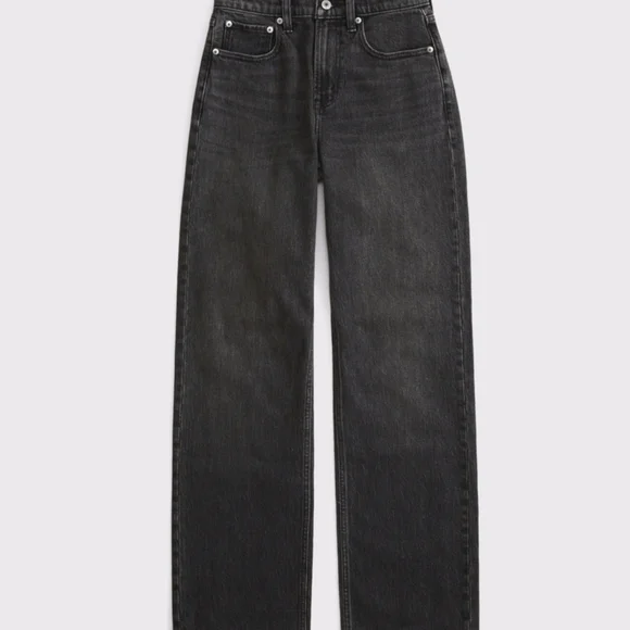 🦥 Abercrombie & Fitch High Rise 90s Relaxed Cuffed Hem Jean 🦥 - Picture 7 of 7